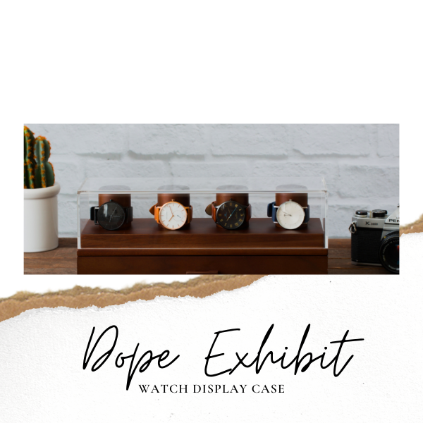 Modern Watch Display Case & Jewelry Box under